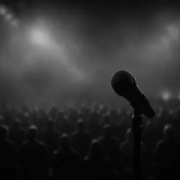 On stage